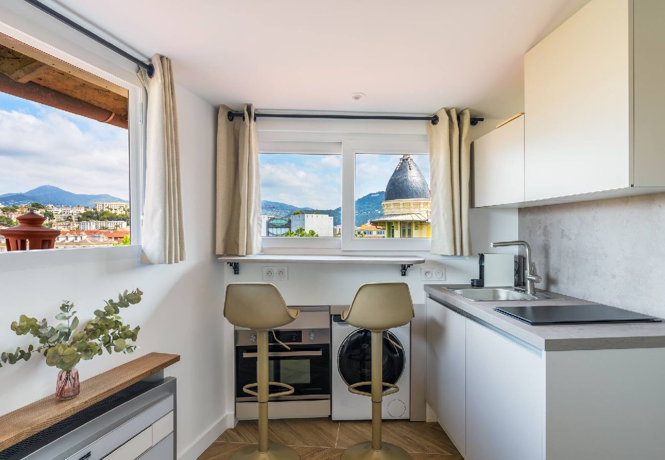 Appartement à Nice - Le perchoir Niçois, vue panoramique sur la ville 