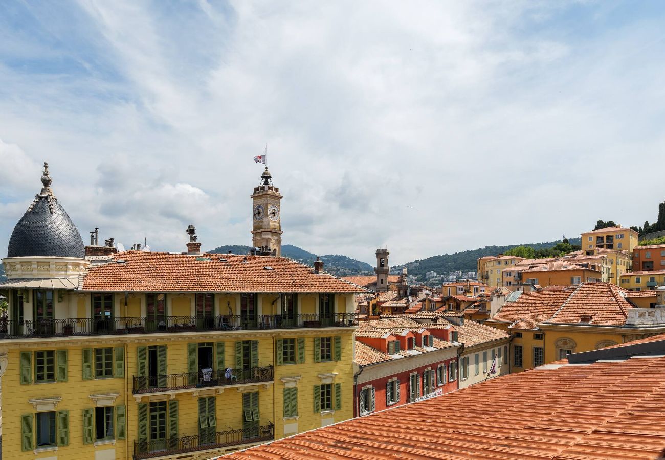 Appartement à Nice - Le perchoir Niçois, vue panoramique sur la ville 