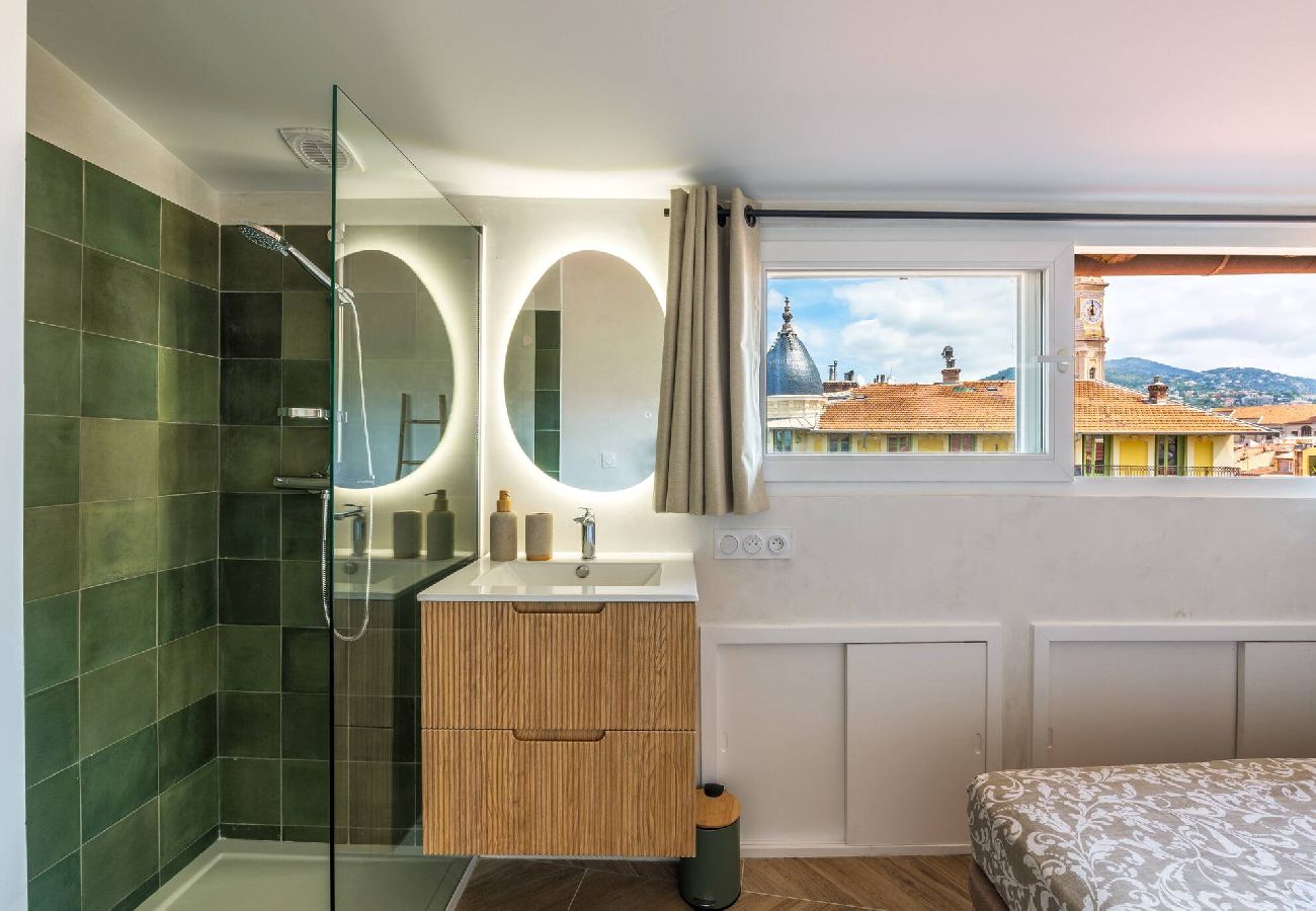 Appartement à Nice - Le perchoir Niçois, vue panoramique sur la ville 